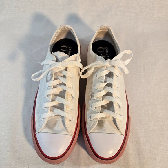 CONVERSE X O.P.I CTAS Lift Ox Canvas 566557C Pure Silver/White/Pink Size US 7.5 - Picture 3 of 16